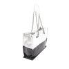 Chanel Large Bicolor Metallic Goatskin and Calfskin Boy Tote Secondhand