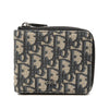 Dior Oblique Canvas Zip Around Wallet Secondhand
