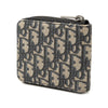 Dior Oblique Canvas Zip Around Wallet Secondhand