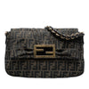 Fendi Zucca Canvas Mia Flap Shoulder Bag Secondhand