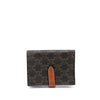 Celine Triomphe Coated Canvas Compact Wallet Secondhand
