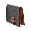 Celine Triomphe Coated Canvas Compact Wallet Secondhand