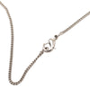 Chanel CC Brass Strass Flower Pendant Necklace Secondhand