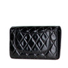 Chanel CC Quilted Patent L Yen Bifold Wallet Secondhand