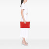 Chanel Large Chevron Lambskin Double Stitch Boy O Case Clutch Secondhand