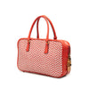Prada Woven Goatskin Madras Bauletto Handbag Secondhand