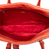 Prada Woven Goatskin Madras Bauletto Handbag Secondhand
