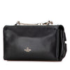 Secondhand Valentino Leather Bow Flap Clutch On Chain