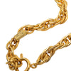 Chanel CC Gold Plated and Strass Pendant Necklace Secondhand