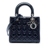 Secondhand Dior Medium Patent Cannage Lady Dior