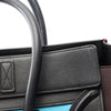 Celine Mini Tricolor Leather Luggage Tote Secondhand
