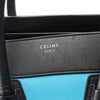 Celine Mini Tricolor Leather Luggage Tote Secondhand
