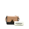 Burberry Small Bicolor Smooth Calfskin TB Crossbody Secondhand