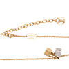 Louis Vuitton Gold Plated and Silver Plated Crystal Luckygram Game On Dice Pendant Necklace Secondhand