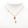 Louis Vuitton Gold Plated and Silver Plated Crystal Luckygram Game On Dice Pendant Necklace Secondhand