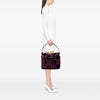 Secondhand Prada Floral Velluto Jacquard Convertible Tote