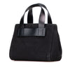 Miu Miu Small Canapa Canvas and leather Logo Satchel Secondhand