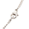Chanel Silver Plated CC Christmas Tree Pendant Necklace Secondhand