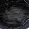 Prada Vitello Daino Trimmed Tessuto Zip Top Crossbody Secondhand