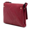 Burberry Embossed Grain Check Leather Langley Crossbody Secondhand