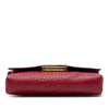 Burberry Embossed Grain Check Leather Langley Crossbody Secondhand