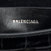 Balenciaga Mini Croc Embossed Calfskin Hourglass Top Handle Bag Secondhand