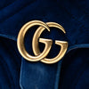 Gucci Small GG Marmont Matelasse Velvet Shoulder Bag Secondhand