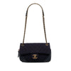 Chanel CC Chevron Jersey Flap Secondhand