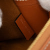 Celine Small Triomphe Coated Canvas and Calfskin Cosmetic Pouch Secondhand