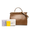 Fendi Large Leather Peekaboo Iconic Satchel Secondhand