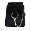 Secondhand Chloé Mini Calfskin and Suede Faye Bracelet Bag