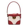 Prada Bicolor Saffiano Turnlock Satchel Secondhand