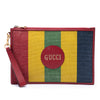 Gucci Baiadera Canvas Striped Clutch Secondhand