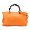 Gucci Medium Calfskin Bamboo Shopper Satchel Secondhand