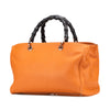 Gucci Medium Calfskin Bamboo Shopper Satchel Secondhand