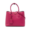 Prada Medium Saffiano Cuir Double Satchel Secondhand