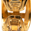 Chanel CC Gold Plated Hoop Clip on Earrings Secondhand