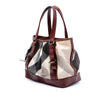 Burberry Mega Check Canvas Lowry Satchel Secondhand
