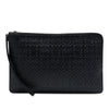 LOEWE Embossed Anagram Calfskin Repeat Double Flat Pouch Secondhand
