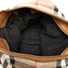 Burberry Medium House Check Canvas Ashwood Hobo Secondhand