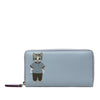 Gucci Yuko Higuchi Calfskin Cat Boris Zip Around Wallet Secondhand