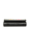 Chanel CC Patent Camellia Key Holder Secondhand