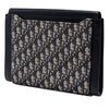 Dior Oblique Canvas and Leather Saddle Flap Portfolio Pouch Secondhand