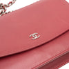 Chanel CC Caviar Sevruga Wallet On Chain Secondhand