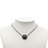 Chanel CC Brass Strass Camellia Pendant Necklace Secondhand