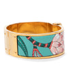 Hermès Wide Savana Dance Charniere Hinged Bracelet Secondhand