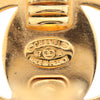 Chanel Gold Plated CC Turn Lock Clip on Earrings Secondhand