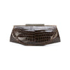 Giorgio Armani Brown Crocodile Leather Clutch - '80s Second hand