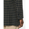 Chanel Blue and Beige Checked Wool Jacket - 2000s Second hand