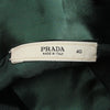 Prada Petrol Green Silk Skirt - 2000s Second hand